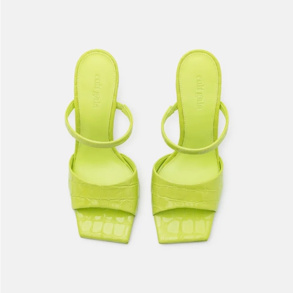 Cult gaia - Green leather Sandals